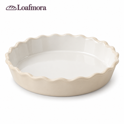 Loafmora Ceramic Pie Dish - From the first pastry edge to the last shared slice.
