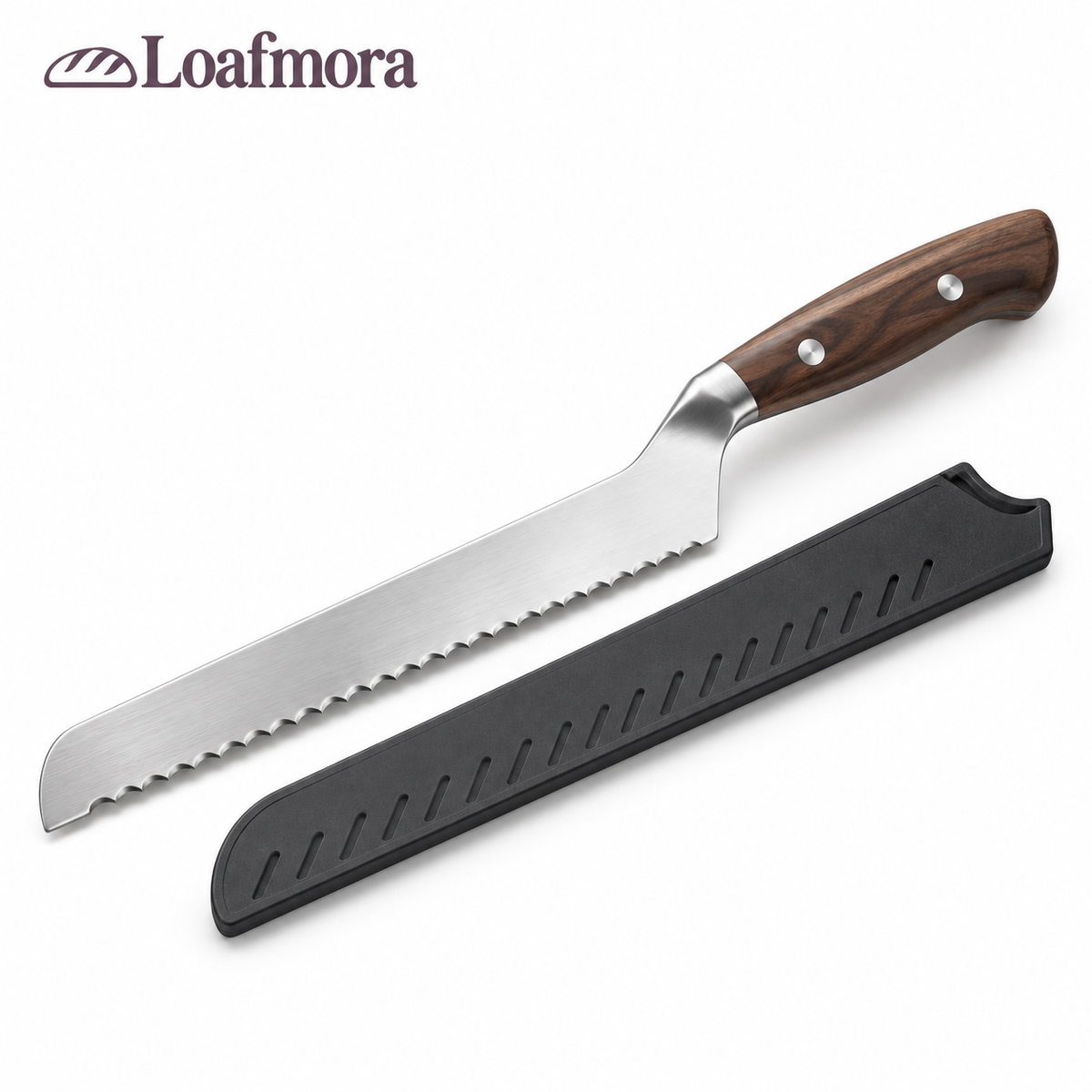 Loafmora Offset Bread Knife - Make the first slice part of the pleasure.