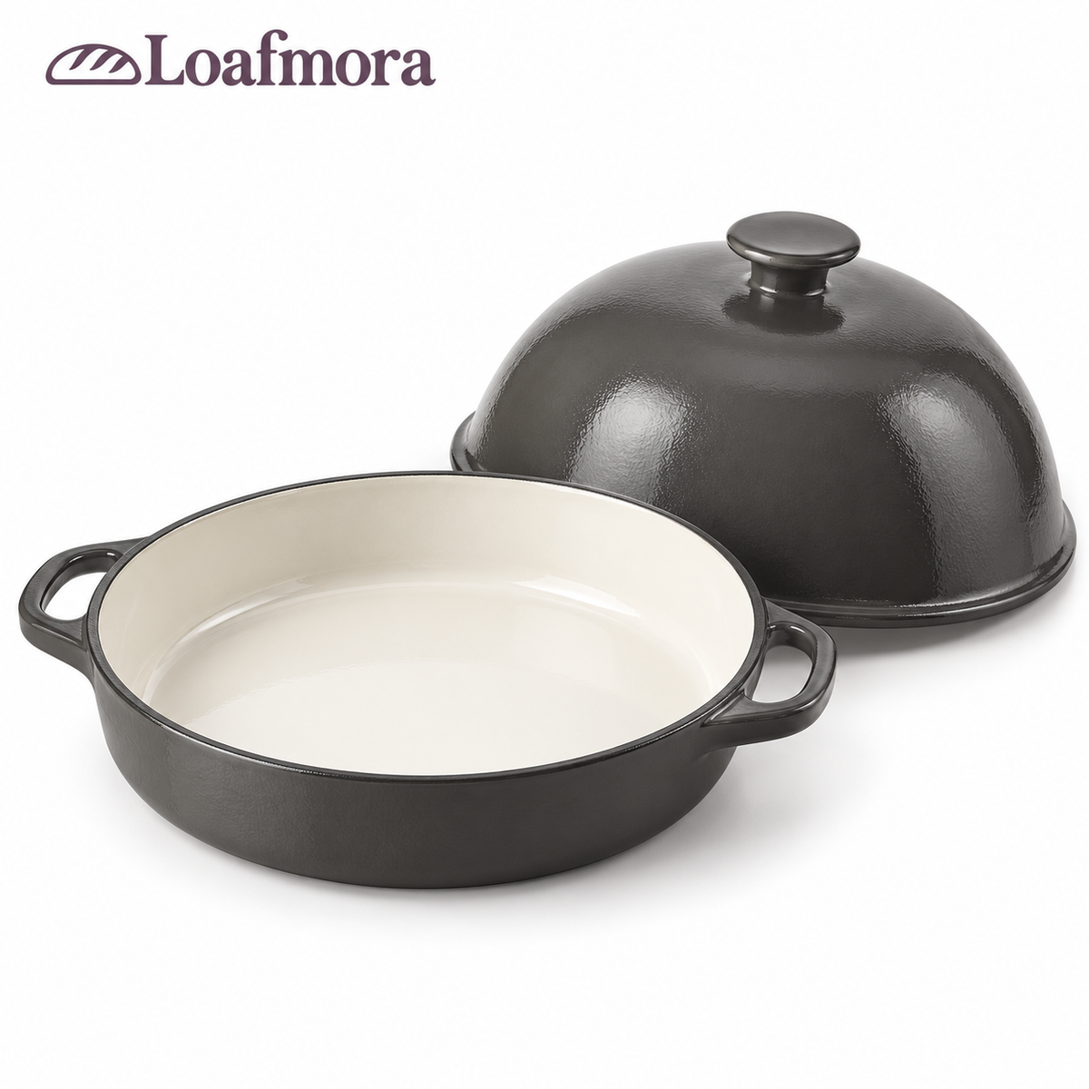 Loafmora Cast Iron Bread Oven - Give your loaf a place for its final rise in the oven.