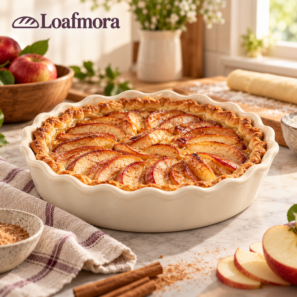 Loafmora Ceramic Pie Dish - From the first pastry edge to the last shared slice.