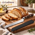 Loafmora Offset Bread Knife - Make the first slice part of the pleasure.