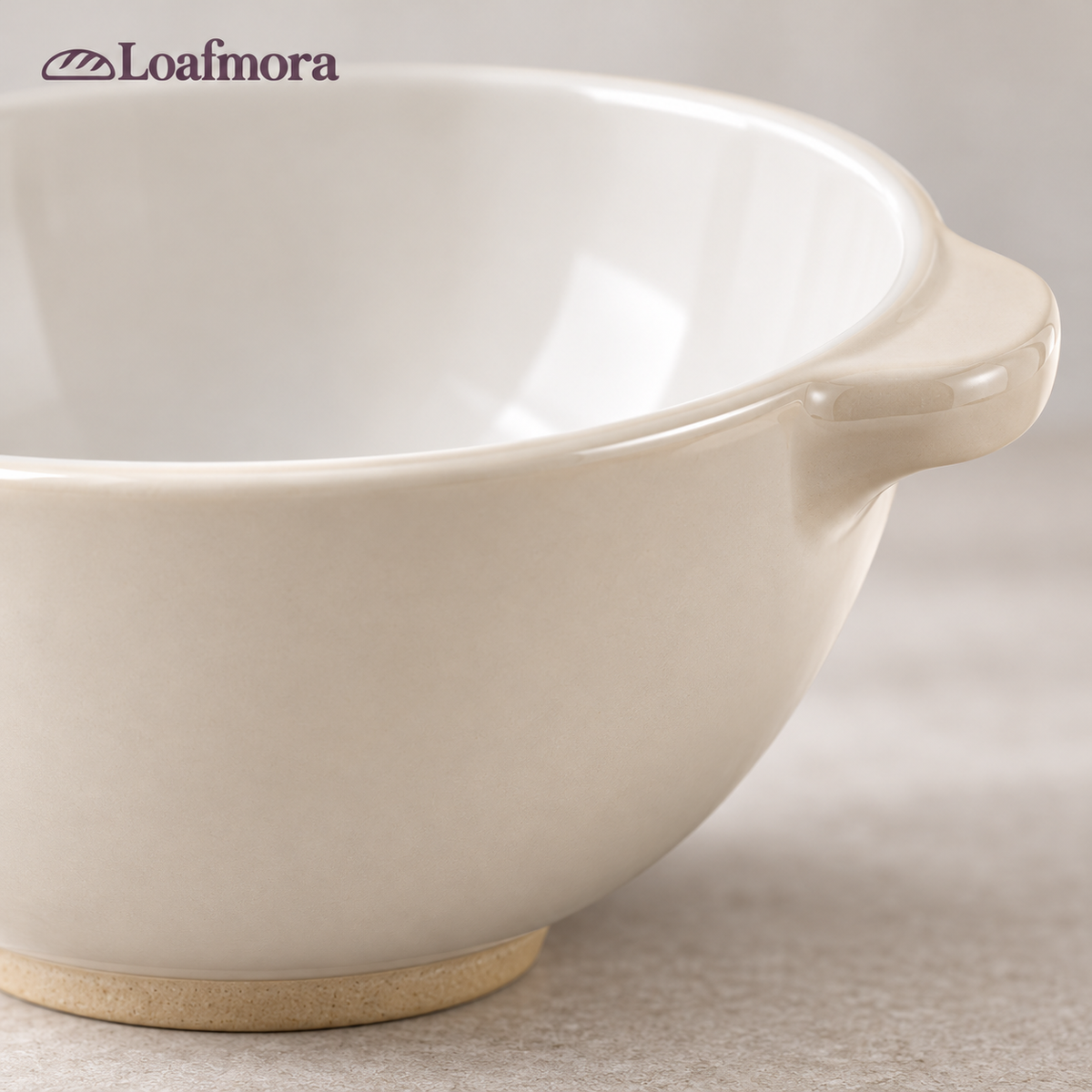 Loafmora Ceramic Sourdough Crock - A dedicated home for your daily starter ritual.