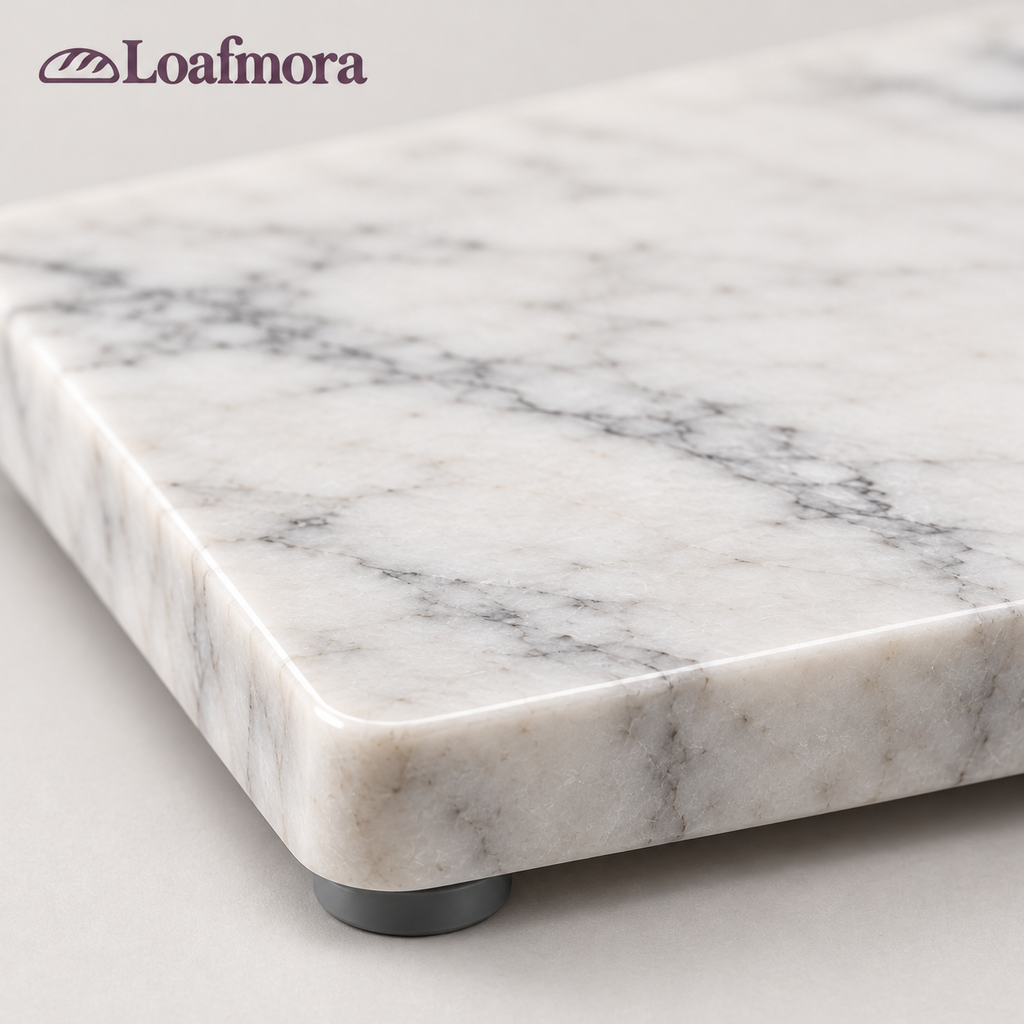 Loafmora Marble Pastry Board - Give pastry a surface of its own.