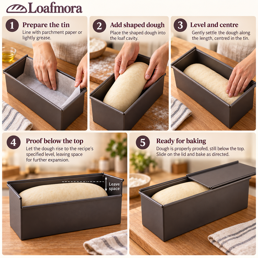 Loafmora Pullman Loaf Pan - A homemade loaf with an everyday place at the table.