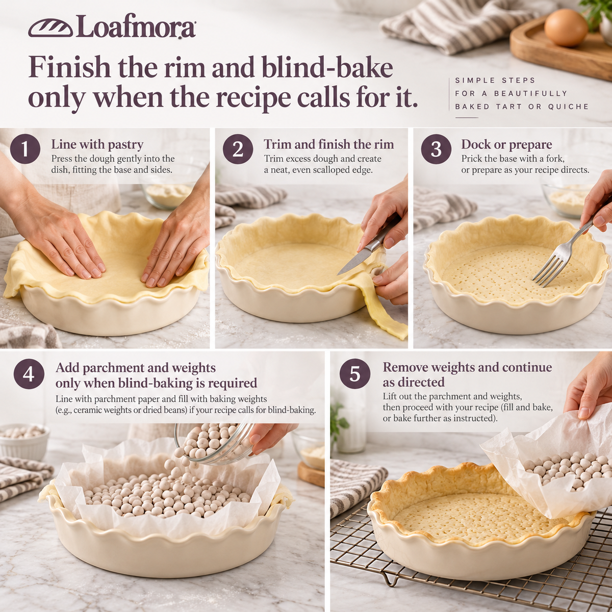 Loafmora Ceramic Pie Dish - From the first pastry edge to the last shared slice.