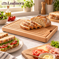 Loafmora Crumb-Catching Bread Board - A place for the loaf—and the crumbs it leaves behind.