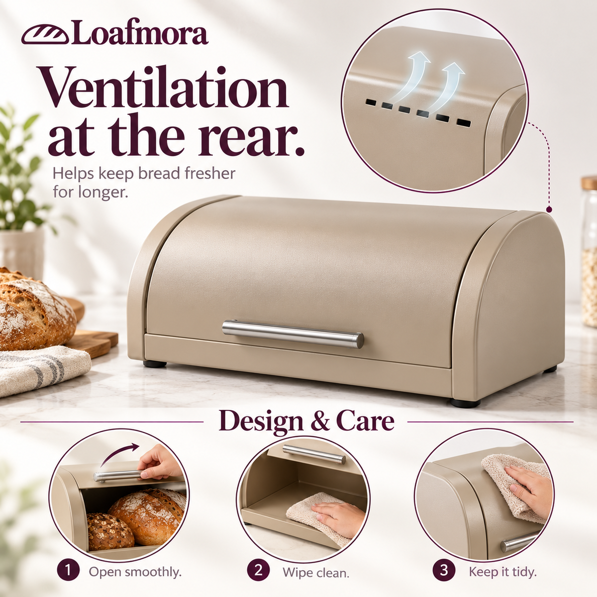 Loafmora Glass Cake Stand & Dome - Let what you baked become the centre of the table.