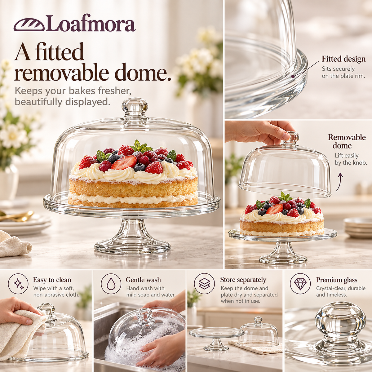Loafmora Roll-Top Bread Box - Give the next slice a familiar place to wait.