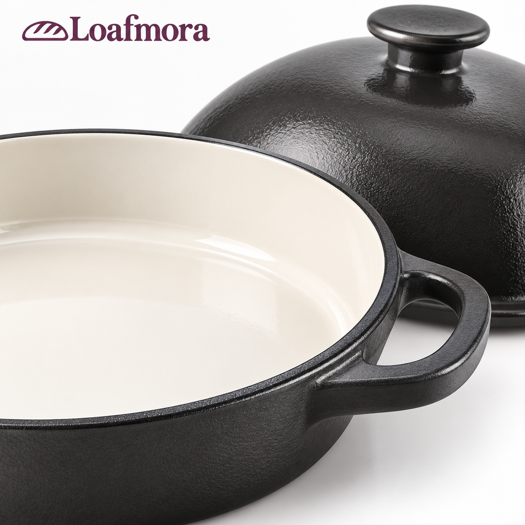 Loafmora Cast Iron Bread Oven - Give your loaf a place for its final rise in the oven.